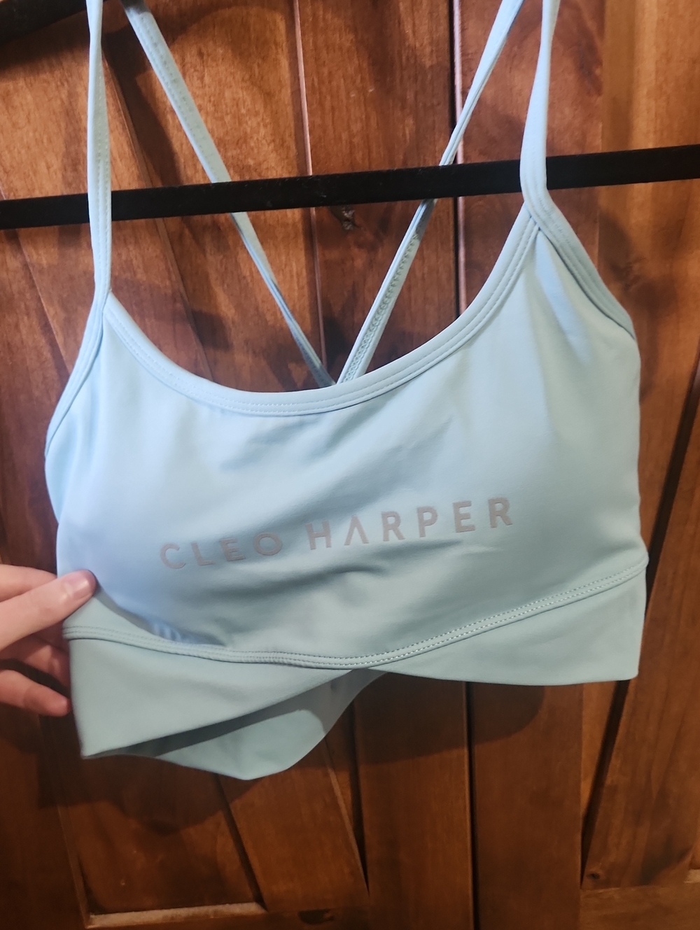 Cleo Harper Pale Blue Crossback Bralette
